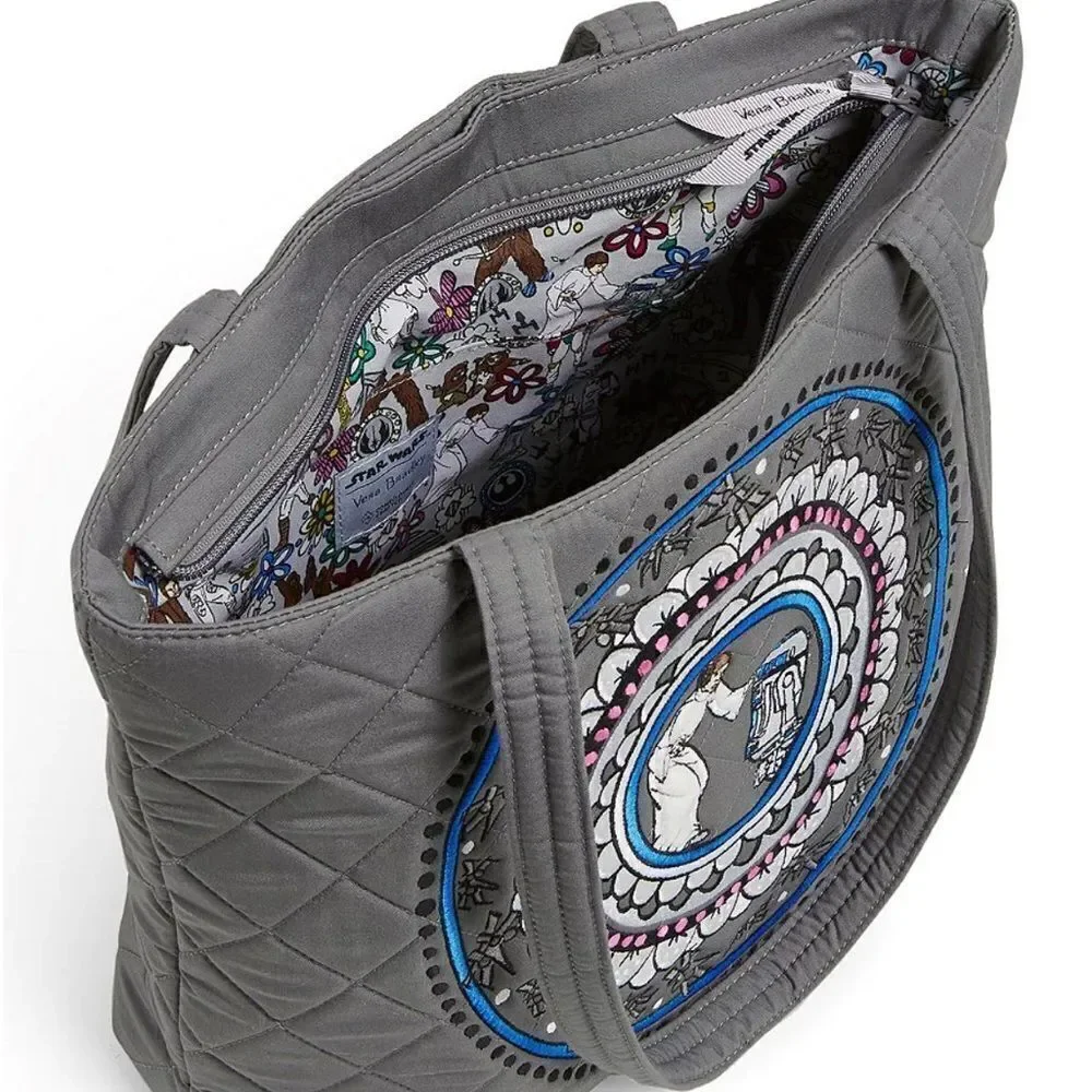 Vera Bradley Star Wars Small Vera Tote in Far Far Away NWT - Picture 2 of 13